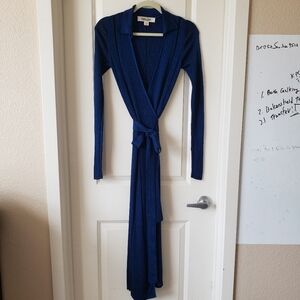 Diane Von Furstenberg Maxi Merino Wool Dress Size S